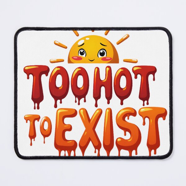 Item preview, Melting Summer Cartoon Text Illustration designed and sold by Wear2Transform.