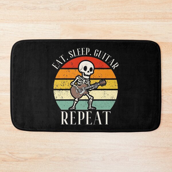 Item preview, Eat. Sleep. Guitar. Repeat Skeleton Design designed and sold by OldSkullDesigns.