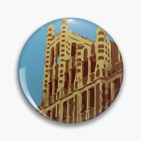 Item preview, Waverly Hills Sanatorium Art Deco Postcard designed and sold by GhostlyWorld.