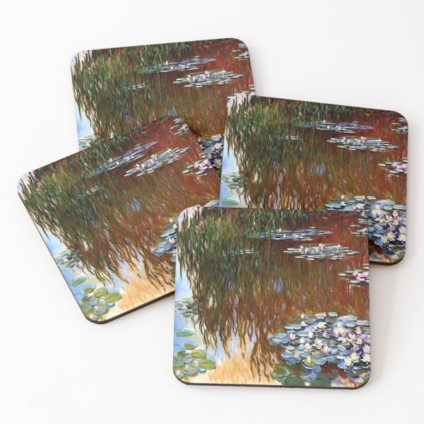 Item preview, Water Lilies: Impression of Reflections & Blossoming Surfaces (1919-7) designed and sold by artdesignsnow.