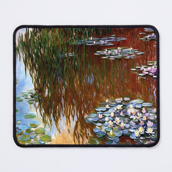 Item preview, Water Lilies: Impression of Reflections & Blossoming Surfaces (1919-7) designed and sold by artdesignsnow.