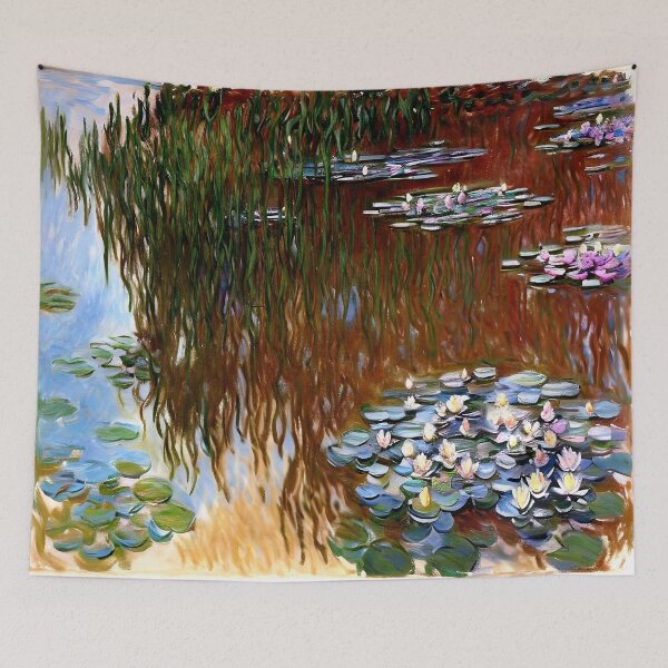 Item preview, Water Lilies: Impression of Reflections & Blossoming Surfaces (1919-7) designed and sold by artdesignsnow.