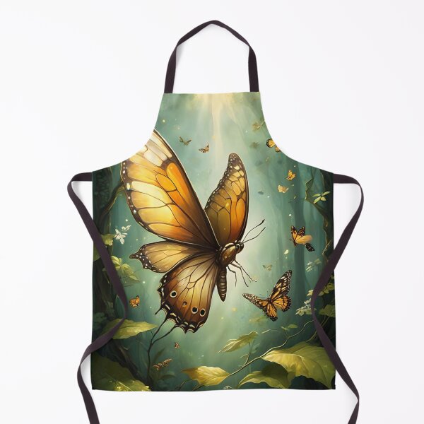 Item preview, Golden Butterflies in the Enchanted Forest designed and sold by NeyhineAngelionShop.