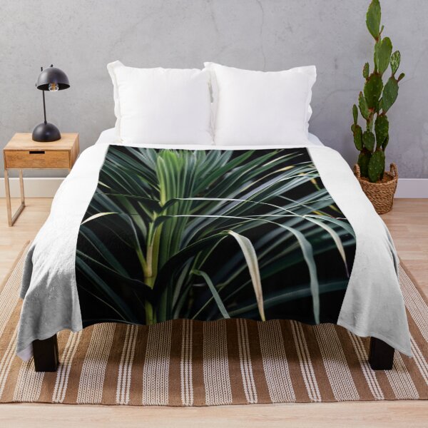 Item preview, Nature - Tropical Plant, Organic Geometry on Black Background designed and sold by Reverso-Design.