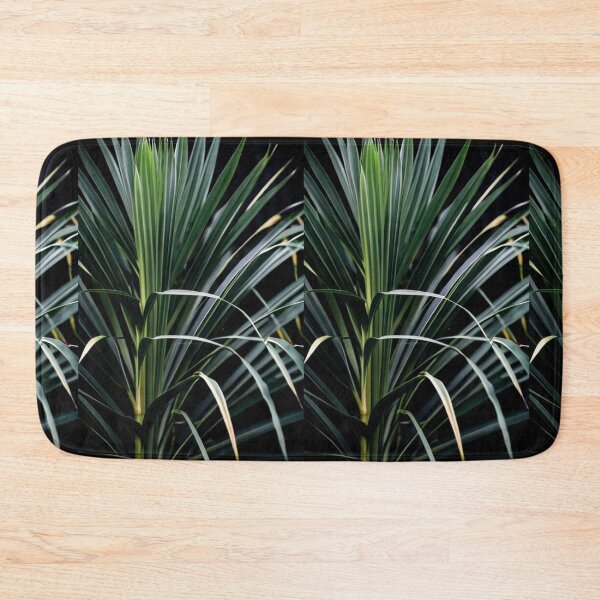 Item preview, Nature - Tropical Plant, Organic Geometry on Black Background designed and sold by Reverso-Design.