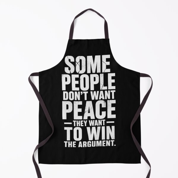 Item preview, Some people dont want peace, they want to win the argument| Bold Political Quote Poster designed and sold by The Digital Compass.