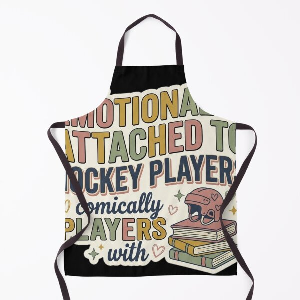 Item preview, Emotionally Attached To Fictional Hockey Players Cute Retro Bookish. designed and sold by  BreedCraft Studio.