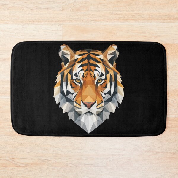 Item preview, Geometric Low Poly Tiger Head Art designed and sold by the-TeeSpark.