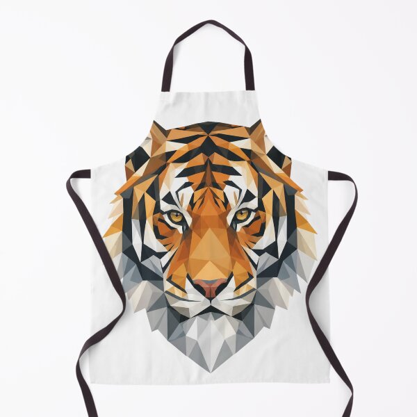 Item preview, Geometric Low Poly Tiger Head Art designed and sold by the-TeeSpark.