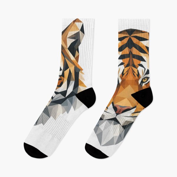 Item preview, Geometric Low Poly Tiger Head Art designed and sold by the-TeeSpark.