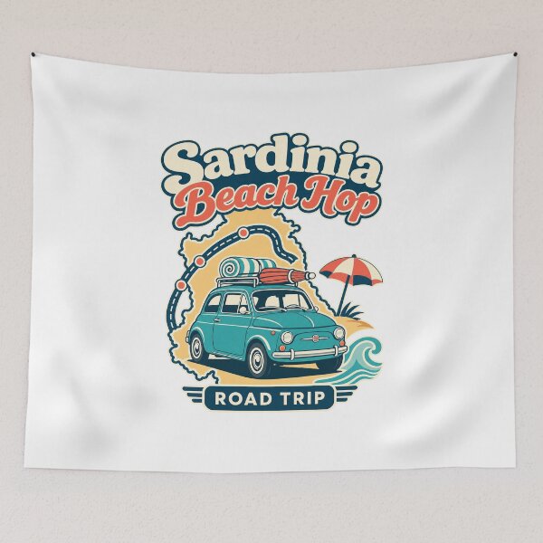 Item preview, Sardinia Beach Hop Roadtrip designed and sold by pirminio.