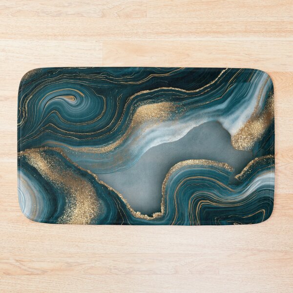Item preview, Marble Luxurious Surface Navy And Gold designed and sold by artsandsoul.