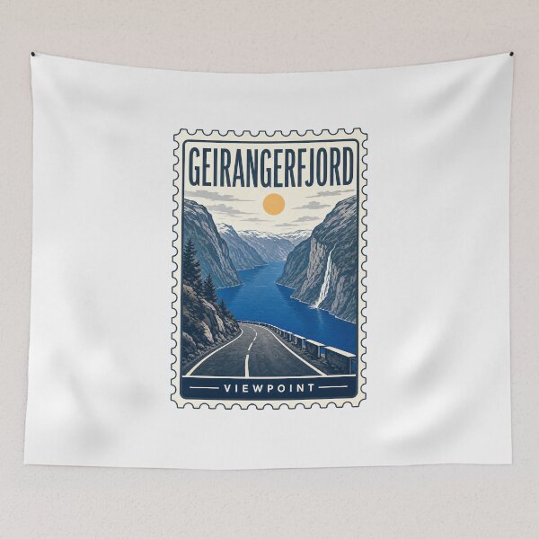 Item preview, Geirangerfjord viewpoint Norway designed and sold by pirminio.