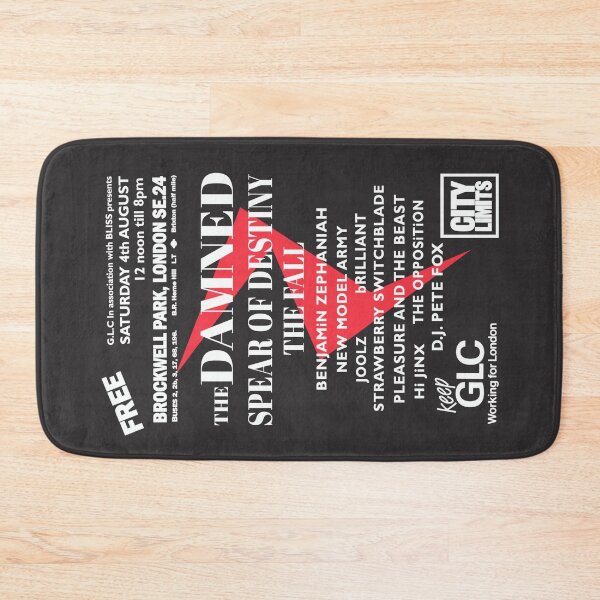 Item preview, GLC Festival - The Damned at Brockwell Park 1984 designed and sold by Radical Poster Collective.