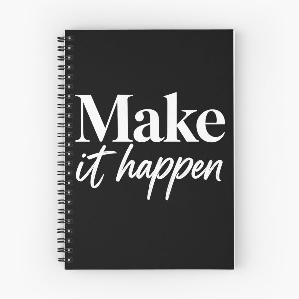 Item preview, Make It Happen Typography designed and sold by the-TeeSpark.