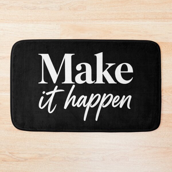 Item preview, Make It Happen Typography designed and sold by the-TeeSpark.