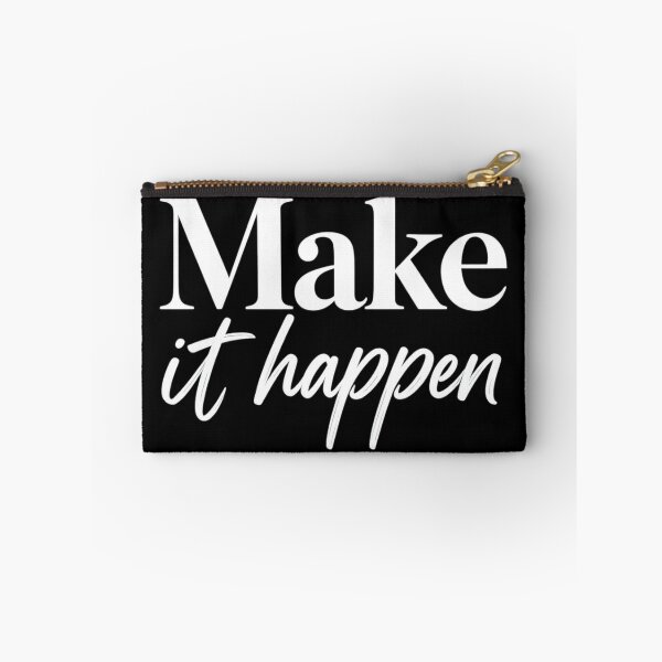 Item preview, Make It Happen Typography designed and sold by the-TeeSpark.