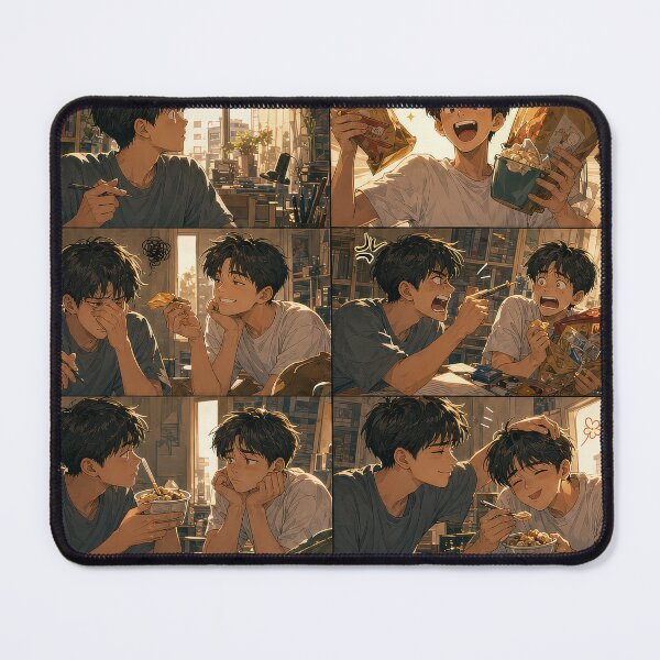 Item preview, Student Life Cozy Reading Room Comic Print designed and sold by Grafititee.