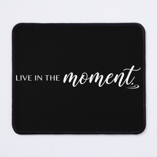 Item preview, Live In The Moment Typography Quote designed and sold by the-TeeSpark.