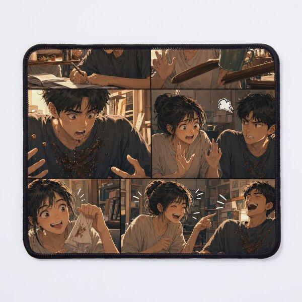 Item preview, Student Life Cozy Reading Room Comic Print designed and sold by Grafititee.