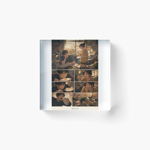 Item preview, Student Life Cozy Reading Room Comic Print designed and sold by Grafititee.