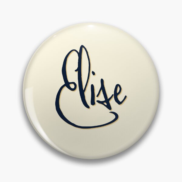 Item preview, ELISE personalized type design designed and sold by CharlottePlaceArt.
