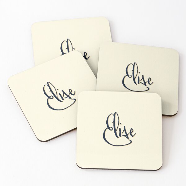 Item preview, ELISE personalized type design designed and sold by CharlottePlaceArt.
