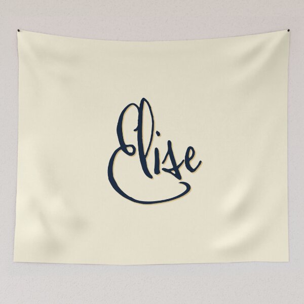 Item preview, ELISE personalized type design designed and sold by CharlottePlaceArt.