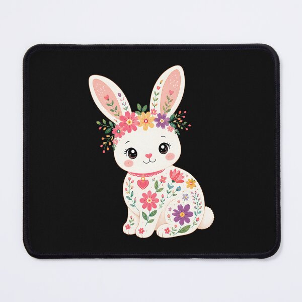 Item preview, Cute floral baby bunny designed and sold by trendspatterns.