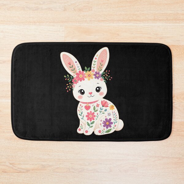 Item preview, Cute floral baby bunny designed and sold by trendspatterns.