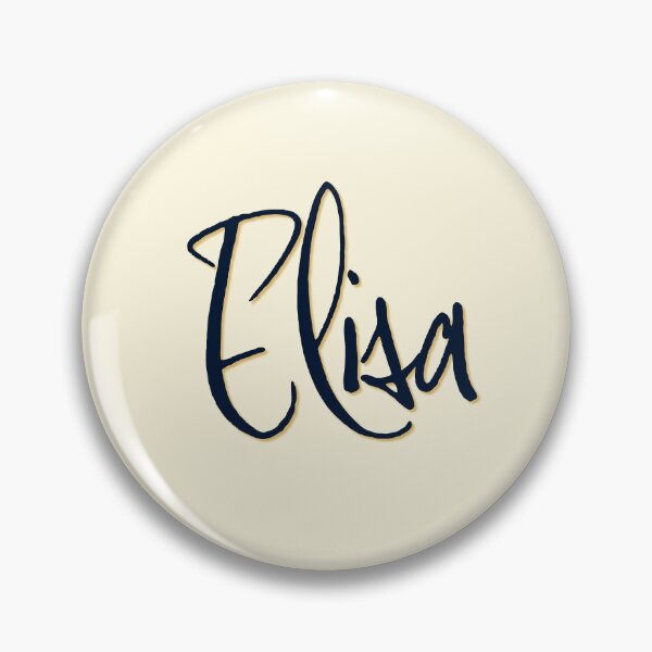 Item preview, ELISA personalized type design designed and sold by CharlottePlaceArt.