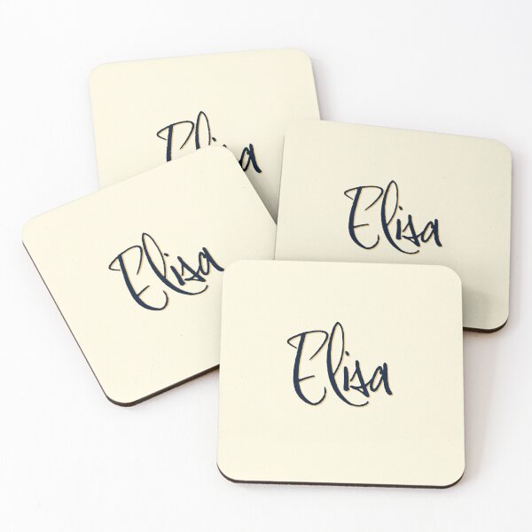 Item preview, ELISA personalized type design designed and sold by CharlottePlaceArt.