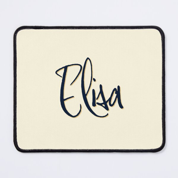 Item preview, ELISA personalized type design designed and sold by CharlottePlaceArt.
