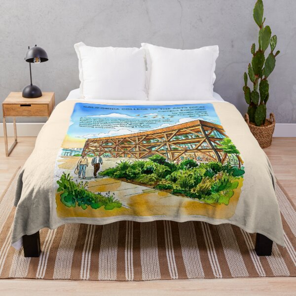 Item preview, California College of the Arts Campus Expansion Architectural Watercolor designed and sold by EvergreenPark - Tee Studio.