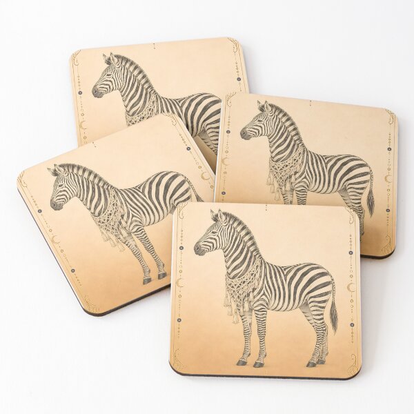 Item preview, Boho Zebra Wall Art – Celestial African Animal Print designed and sold by Martin's_Design.
