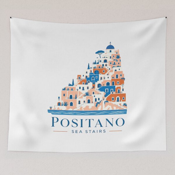 Item preview, Positano Amalfi Coast Sea Steps designed and sold by pirminio.