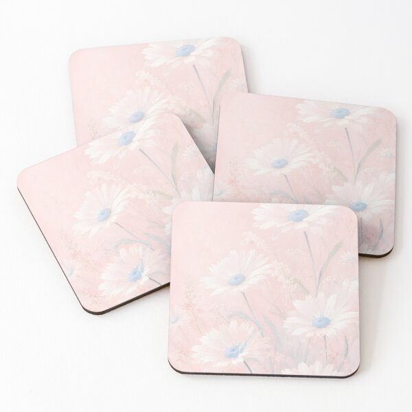 Item preview, Delicate Pastel Daisy Bouquet in Soft Pink and Blue  designed and sold by ChubbyGoong.