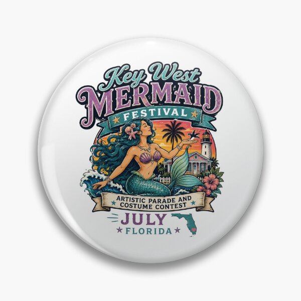 Item preview, Key West Mermaid Festival Florida designed and sold by Combat Skies.