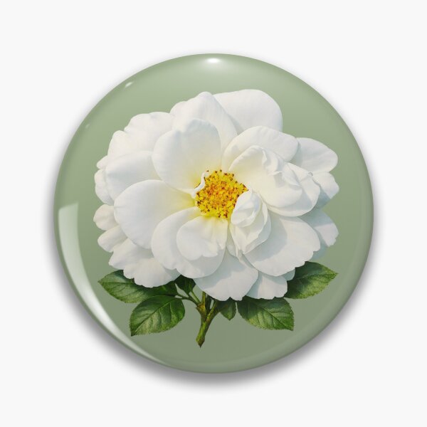 Item preview, Elegant White Briar Rose Botanical Illustration  designed and sold by StoryVibes.