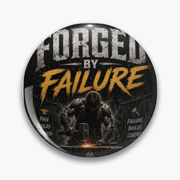 Item preview, Forged By Failure | Motivational Warrior Design designed and sold by AuraPixelDesign.