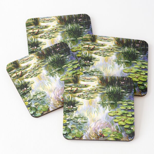 Item preview, Water Lilies: Impression of Reflections & Blossoming Surfaces (1919-9) designed and sold by artdesignsnow.