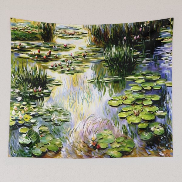 Item preview, Water Lilies: Impression of Reflections & Blossoming Surfaces (1919-9) designed and sold by artdesignsnow.