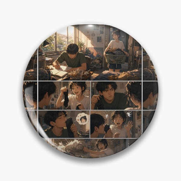 Item preview, Student Life Cozy Reading Room Comic Print designed and sold by Grafititee.