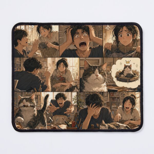 Item preview, Student Life Cozy Reading Room Comic Print designed and sold by Grafititee.