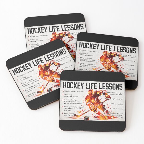 Item preview, Hockey Life Lessons Gift For Dad , Hockey Life Lessons Gift For Boys , Hockey Poster for Bedroom Bathroom Living Room, Vintage Hockey Sports Wall Art designed and sold by Jackchapman97.