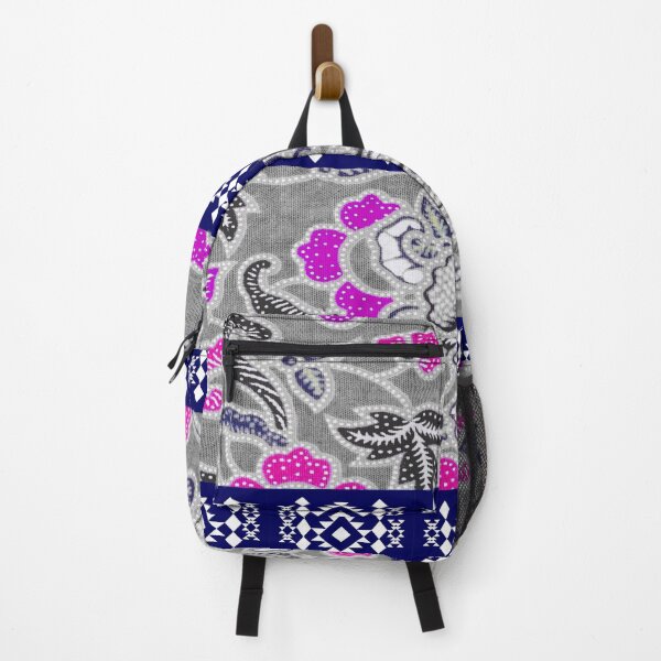 Item preview, Elegant batik design in grey, purple & blue | Stylish pattern for clothing and home accessories designed and sold by PureHopeStudio.