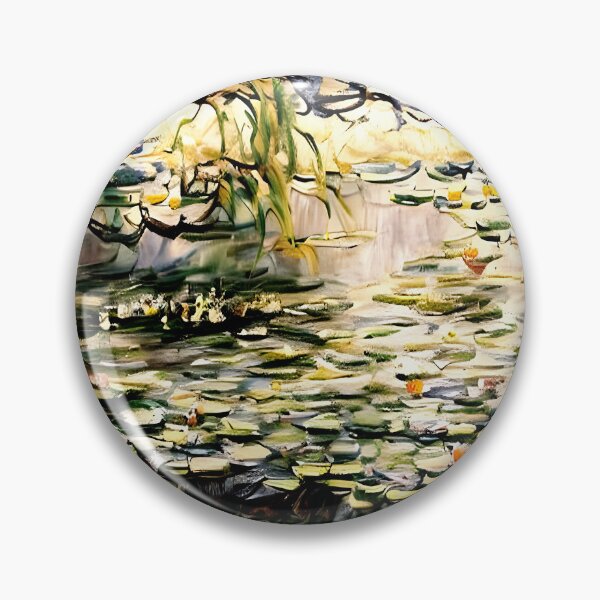 Item preview, Water Lilies: Impression of Reflections & Blossoming Surfaces (1920) designed and sold by artdesignsnow.
