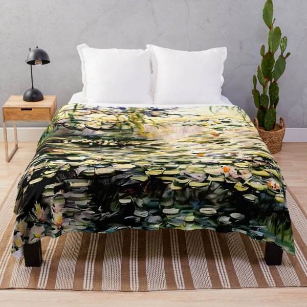 Item preview, Water Lilies: Impression of Reflections & Blossoming Surfaces (1920) designed and sold by artdesignsnow.