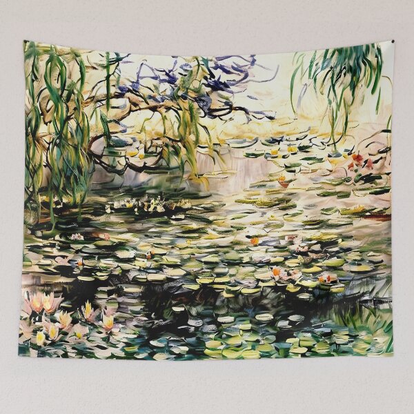 Item preview, Water Lilies: Impression of Reflections & Blossoming Surfaces (1920) designed and sold by artdesignsnow.