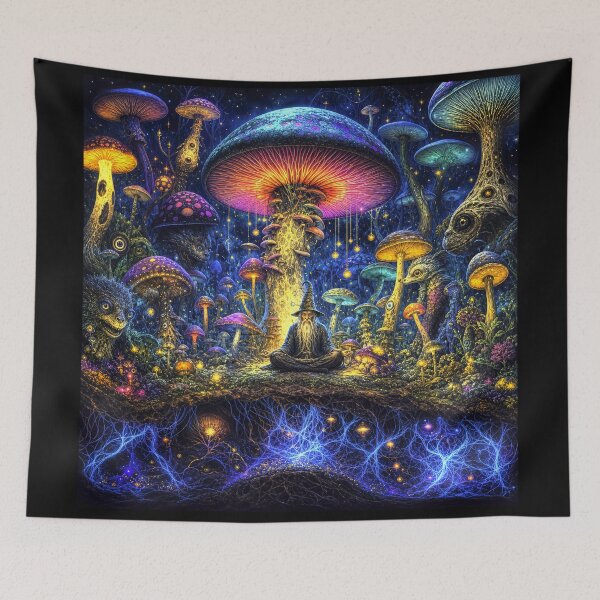 Item preview, Surreal Mushroom Forest designed and sold by Cerafus.